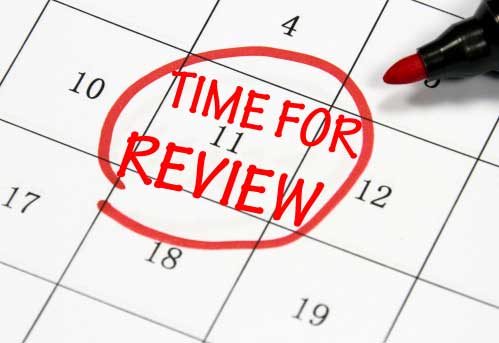 Business review yearly taking stock